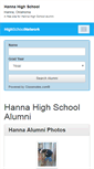 Mobile Screenshot of hannahighschool.org